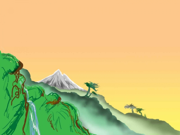 Creation of Chinese painting: Step 6
